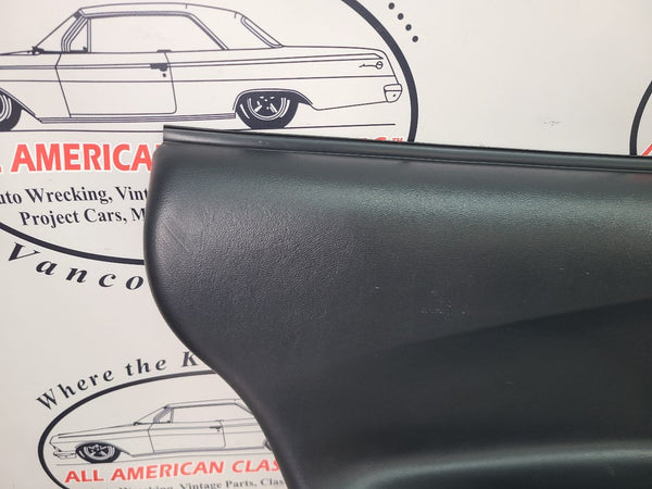 1997-04 C5 Corvette Front Door Trim Panel Pair, Right, Left, Black / Gray, RH,LH1