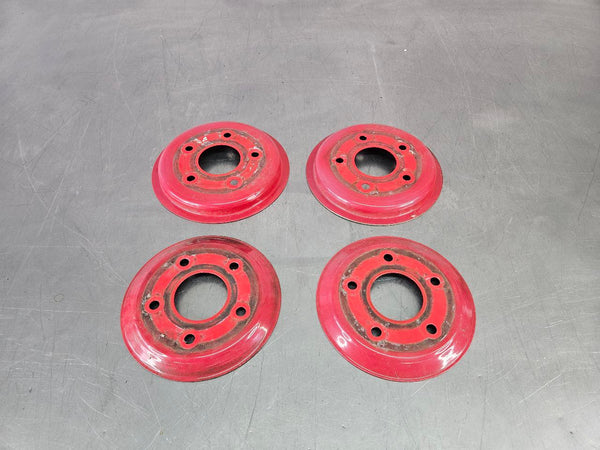 2005-13 C6 Corvette Brake Rotor / Hub Shield Set, Front and Rear 0