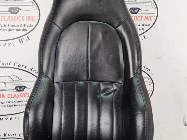 1997-04 C5 Corvette Front Seat, Passenger Side, Factory w/ Seat Track, Black 2