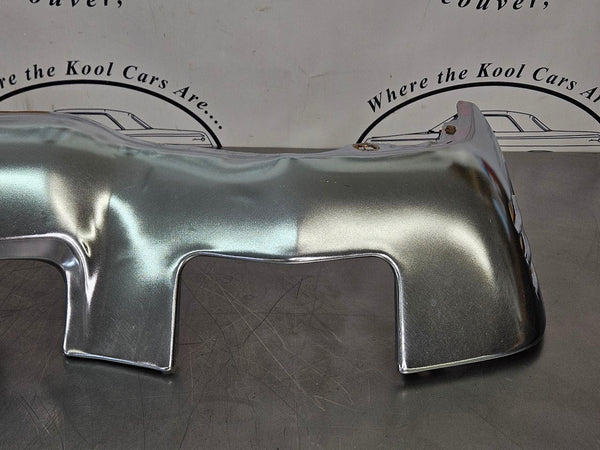1970 Impala, Caprice Front Valance Lower Bumper Trim Panel, Chrome, OEM GM 8