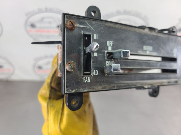 1973-80 Chevy Truck, Suburban Non-AC Heater Control Panel Unit - OEM2