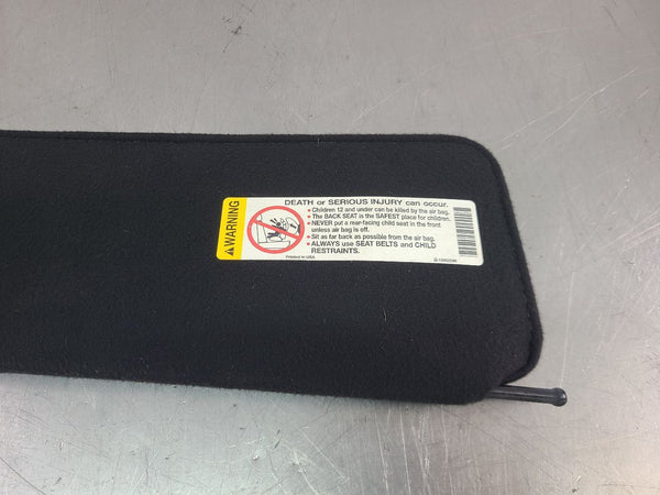 2000-04 C5 Corvette Front Sun Visor Pair, Black, Left / Right, 72k Miles - OEM8