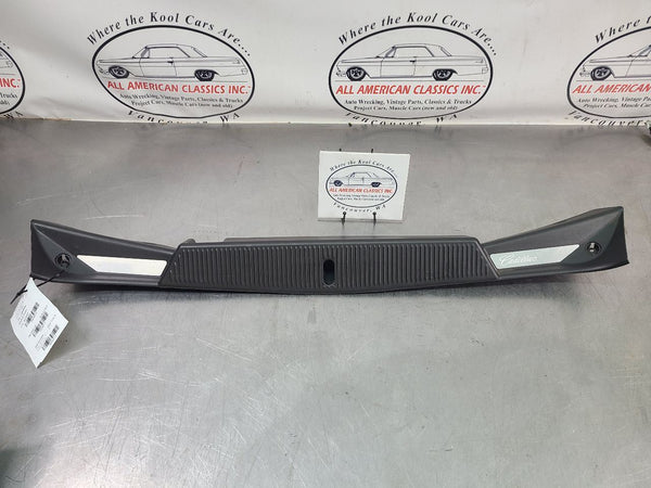 2004-09 Cadillac XLR Rear Trunk Lower Sill Panel Trim, Black - OEM0