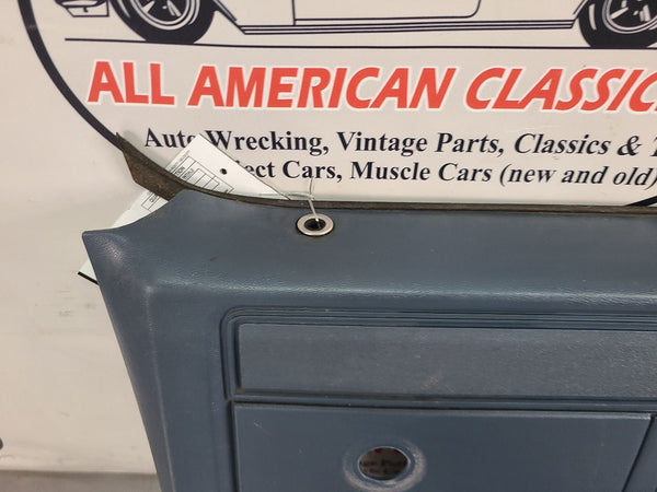1981-91 Chevy Suburban, Crew Cab Truck, Door Trim Panel, Right Side Rear, Blue1