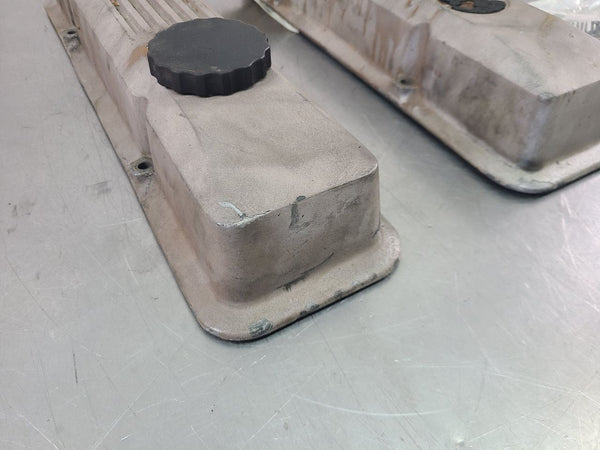 1984-85 C4 Corvette Factory Magnesium Valve Cover Pair w/ Hardware, Left / Right1
