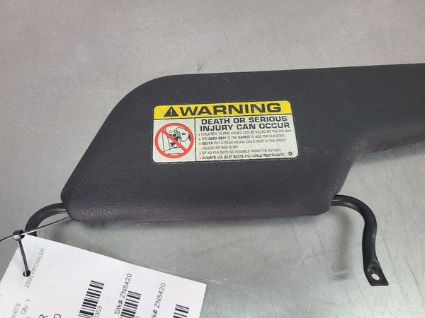 2000-02 Plymouth Prowler Front Sun Visor Pair, Left and Right, Black - OEM8