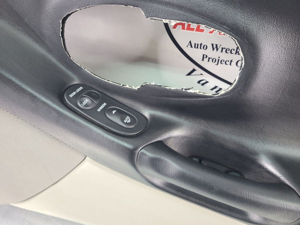 1997-04 C5 Corvette Door Trim Panel Assemby, Right Passenger Side, Black / Gray 12