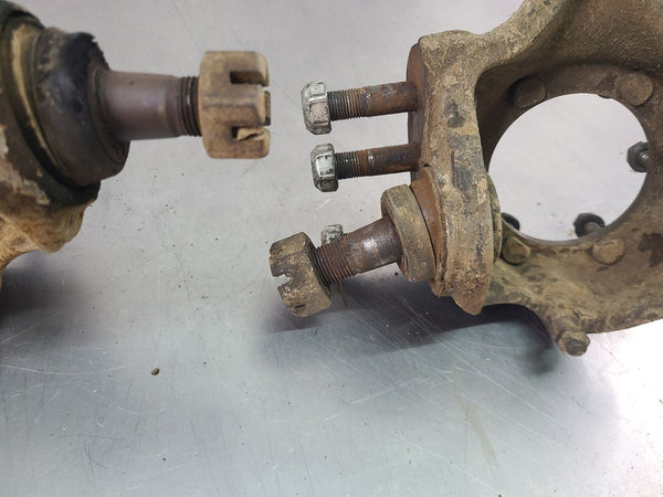 1973-91 Chevy Dana 44 GM 10 Bolt Flat Top Knuckle Steering Arm Pair, LH/RH - OEM13
