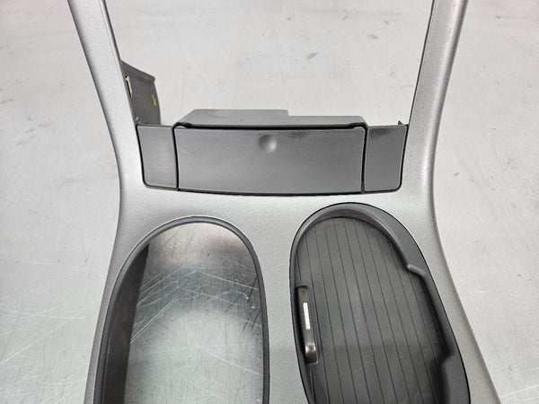 2005-13 C6 Corvette Center Console Dash Radio Trim Surround Bezel, Silver - OEM14