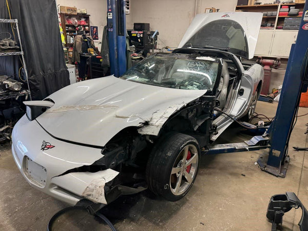 1997-04 C5 Corvette Seat Lumbar Pump Assembly w/ Bags / Lines - OEM5