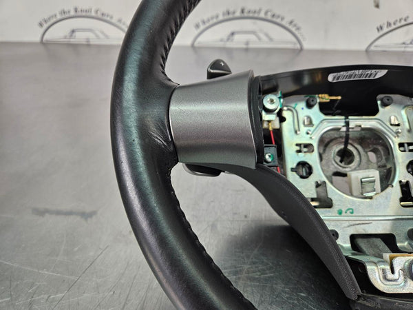 2005-13 C6 Corvette Factory Steering Wheel w/ Paddle Shifters, Black, Nice!2