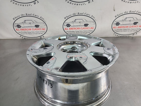 2002-03 Ford Thunderbird Aluminum Chrome 7 Spoke Wheel, Factory, 17x7.5 - OEM12