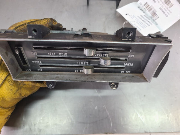 1967 Chevrolet Impala Dash Temperature Heater Control w/ Fan Control - OEM8