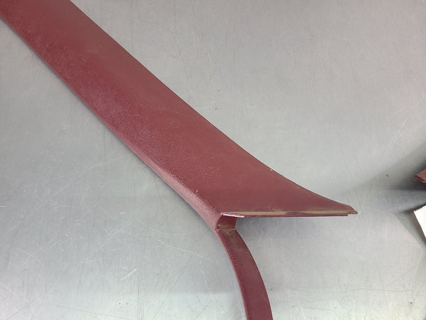 1988-94 GMC Chevy Truck Interior Headliner / Windshield A-Pillar Trim Panel, Red2