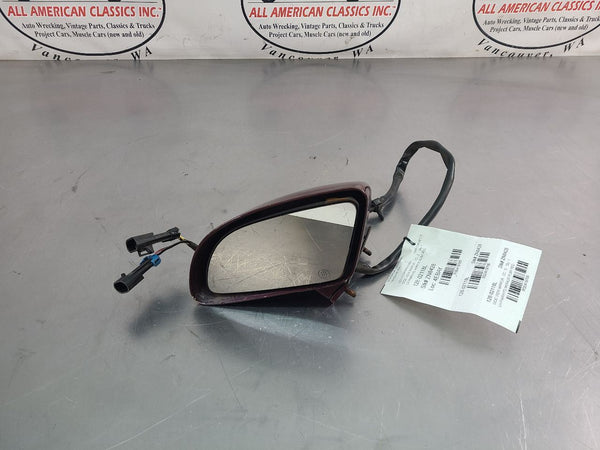 1988-96 C4 Corvette Left Driver Side View Mirror, Power / Heated, Ruby Red0
