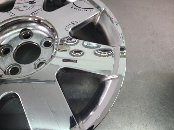 2002-03 Ford Thunderbird Aluminum Chrome 7 Spoke Wheel, Factory, 17x7.5 - OEM5