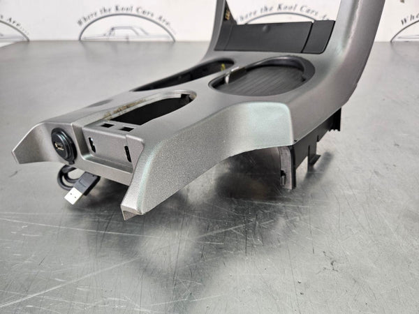2005-13 C6 Corvette Center Console Dash Radio Trim Surround Bezel, Silver - OEM8