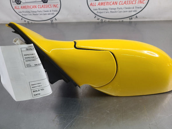 2004-06 GTO Left Drivers Side View Mirror Assembly, LH, Yellow - OEM9