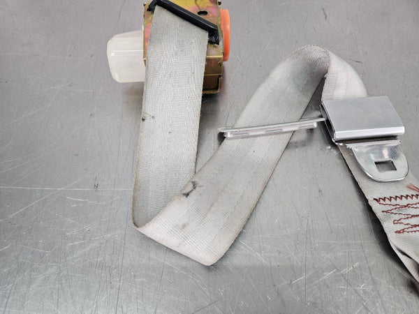 1978 Corvette Seat Belt Retractor Assembly, Left Driver Side, Silver - OEM2