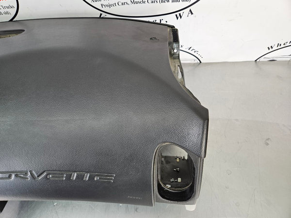 2005-08 C6 Corvette Dash Panel Assembly, Bare, W/O UV6, Black - OEM13