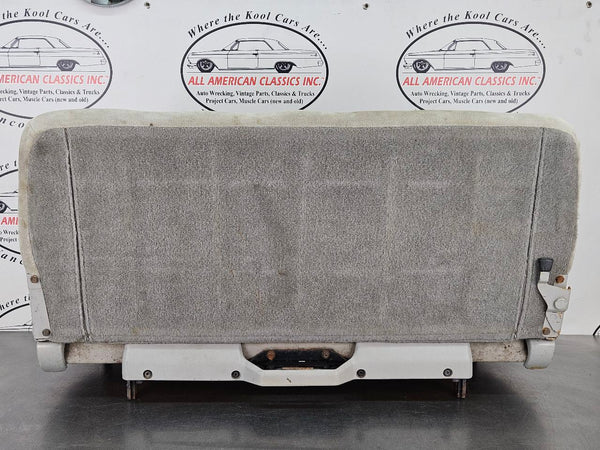 1992-99 Chevy Suburban 3rd Row Bench Seat Assembly, Cloth, Gray - OEM18
