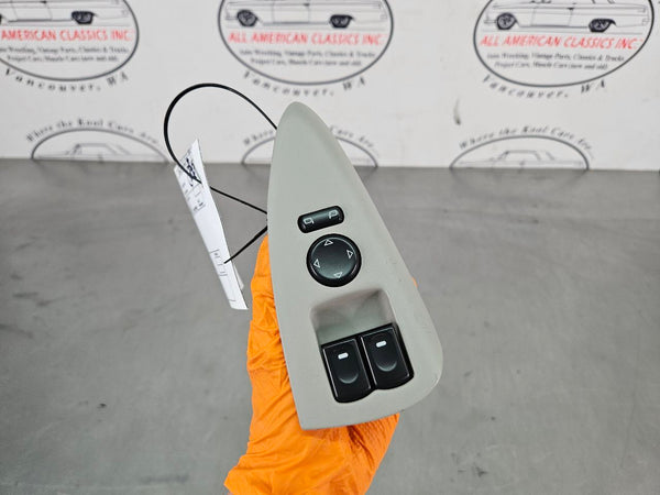 2005-13 C6 Corvette Master Control Switch w/ Bezel, Left Driver Side Door - OEM0