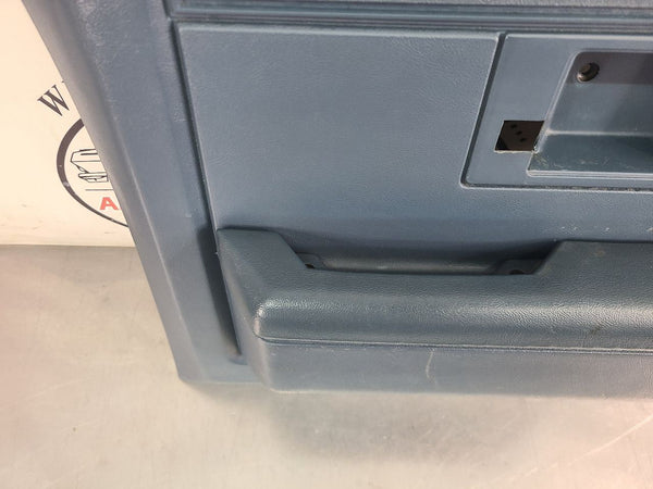1981-91 Chevy Suburban, Crew Cab Truck, Door Trim Panel, Left Side Rear, Blue13