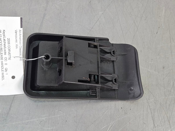 2005-13 C6 Corvette Hood Release Pull Handle w/ Bezel Trim - OEM3