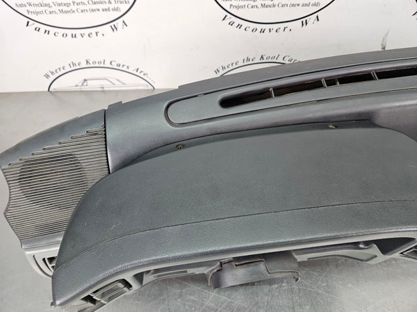 1987-89 Mustang Fox Body Front Dash Panel, Loaded w/ Trim, Glovebox, Gray - OEM2