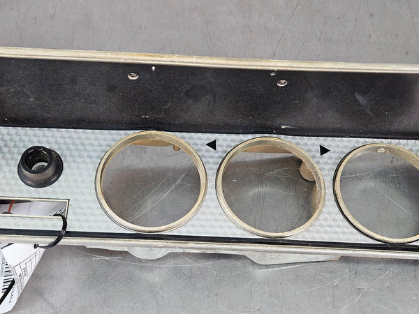 1977 Gremlin X Aluminum Front Dash Gauge Cluster Bezel Trim - OEM2