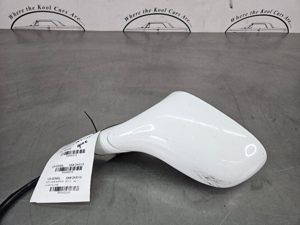 1997-02 C5 Corvette Side View Mirror Assembly, White, Left Driver Side LH5