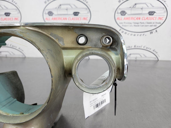 1957 Bel Air Instrument Cluster Housing w/ Moulding, GM P/N # 1584733, - OEM6
