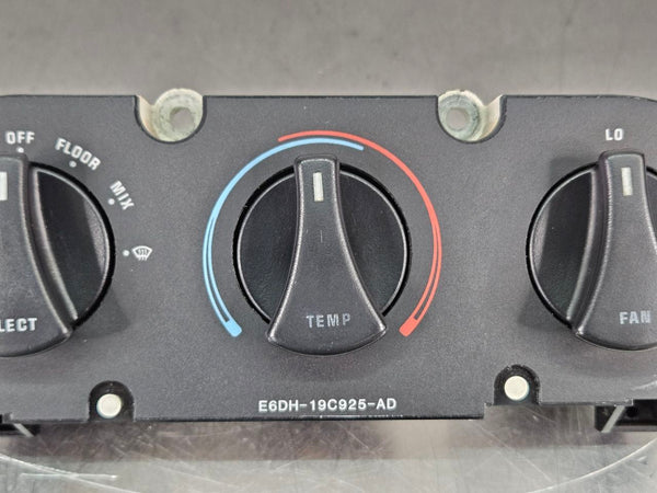 1987-89 Mustang Fox Body Factory A/C Control Unit w/ Bezel Trim, Nice - OEM2