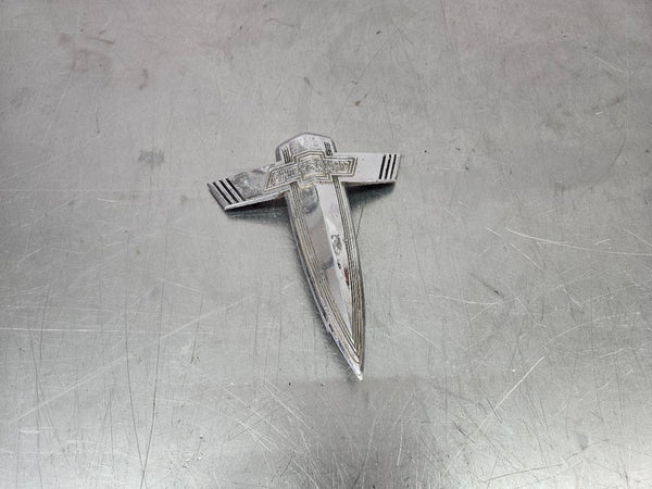 1938 Chevrolet Chrome Grille Emblem, GM P/N #597714 - OEM0