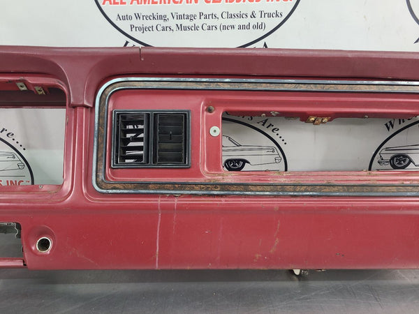 1978-79 Ford Bronco Front Dash Panel Structure / Assembly w/ Integral A/C - OEM13