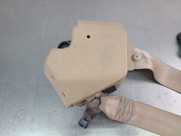 1994-96 C4 Corvette Left Driver Side Seat Belt Retractor Assembly, Camel / Tan 2
