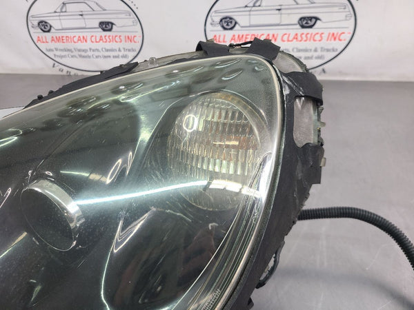 2005-13 C6 Corvette Driver Left Headlight Assembly, Black, Opt. 41U, LH - OEM6