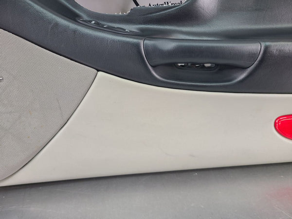 1997-04 C5 Corvette Door Trim Panel Assemby, Right Passenger Side, Black / Gray 17