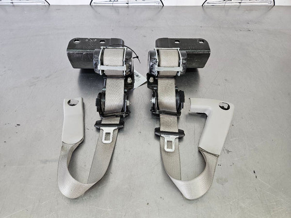 2005-12 C6 Corvette Convertible Seat Belt Retractor Pair, Gray, w/ Bracket - OEM0
