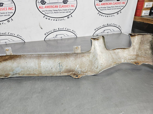 1970 Impala, Caprice Front Valance Lower Bumper Trim Panel, Chrome, OEM GM 20