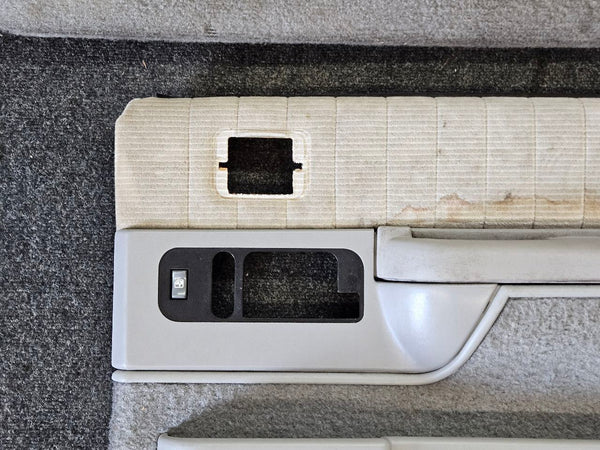 1988-94 Chevy Suburban Door Trim Panel Set of 4, Gray, w/ Switches - OEM10