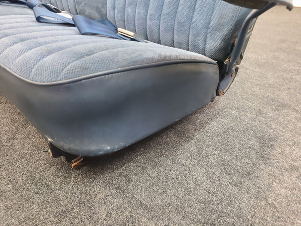 1981-91 Chevy GMC Suburban 3rd Row Bench Seat Assembly, Blue - OEM GM13