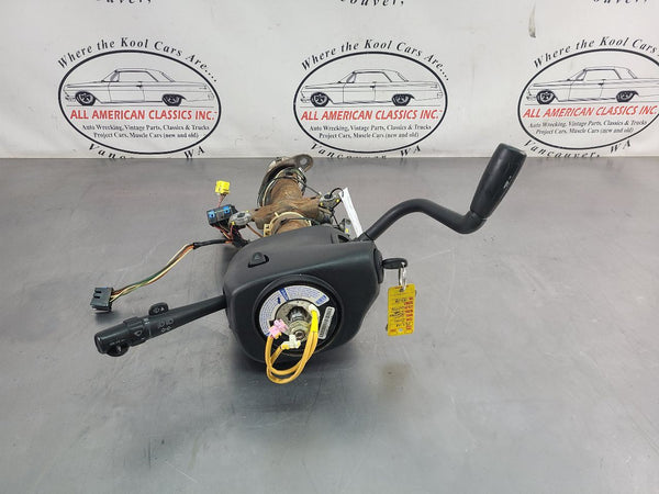 2003-07 GMC Truck 2wd Steering Column Assembly w/ Key - Column Shift - OEM0