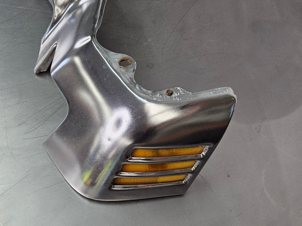 1970 Impala, Caprice Front Valance Lower Bumper Trim Panel, Chrome, OEM GM 10