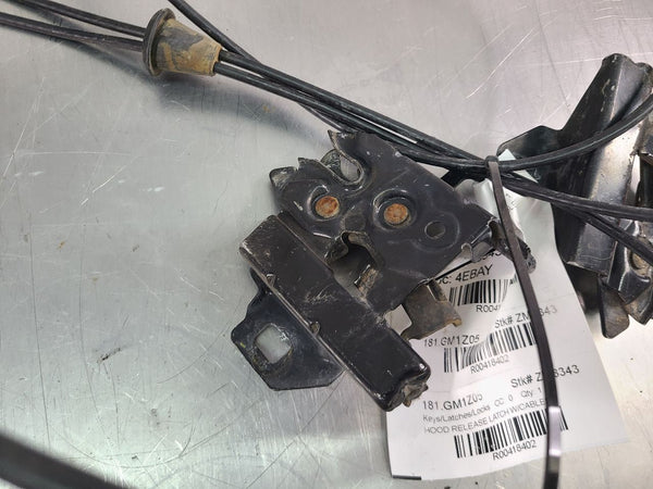 2005-13 C6 Corvette Hood Release Latch Assembly w/ Cables / Interior Release5