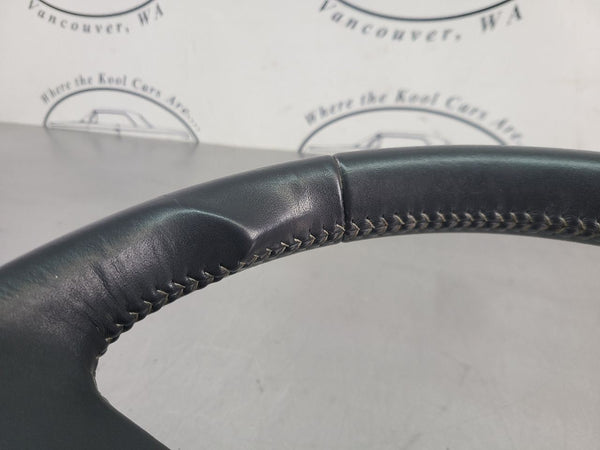 2010 Camaro Factory Black Leather Steering Wheel w/ Silver Accent - OEM2