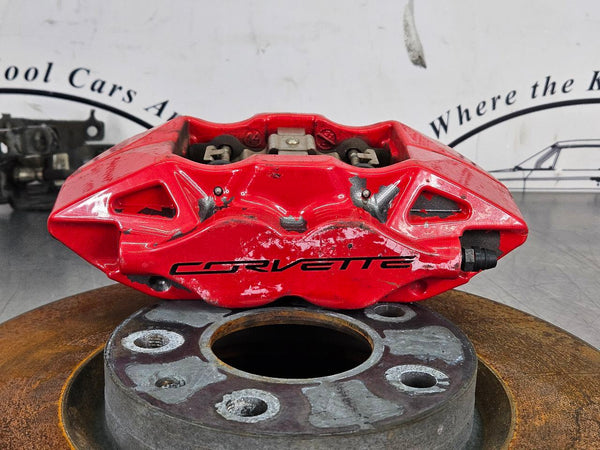 2014-19 C7 Corvette Front and Rear Factory Brake Caliper / Rotor Set, 52k Miles9