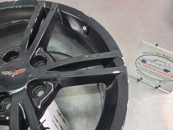 2008-10 C6 Corvette 5 Double Spoke Factory Wheel QG6, Front, 18x8.5, OEM4