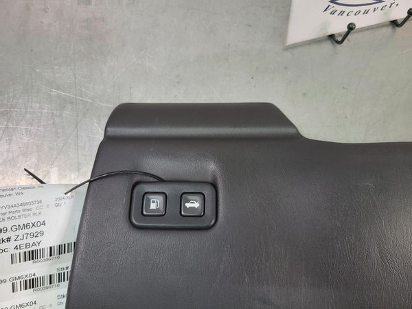 2004-09 Cadillac XLR Left Driver Side Lower Dash Knee Bolster Panel, Black - OEM1