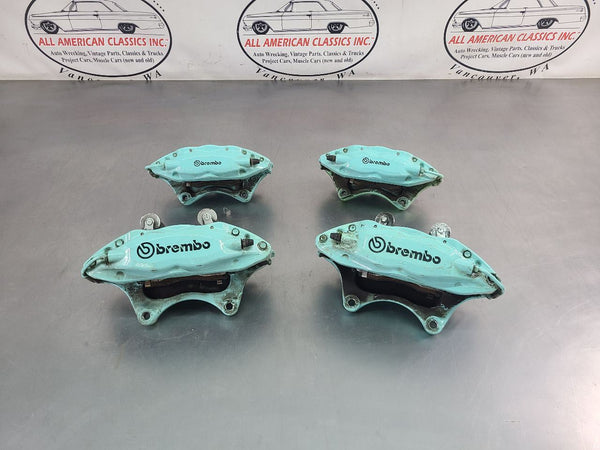 2010-15 Camaro SS Factory Brembo Big Brake Caliper Set of 4 Front/Rear, Blue0